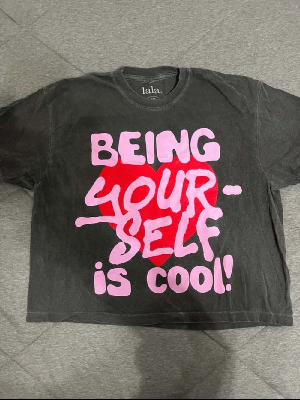 Dressed in LALA Being Yourself Is Cool Tee - S/M - Picture 7 of 10